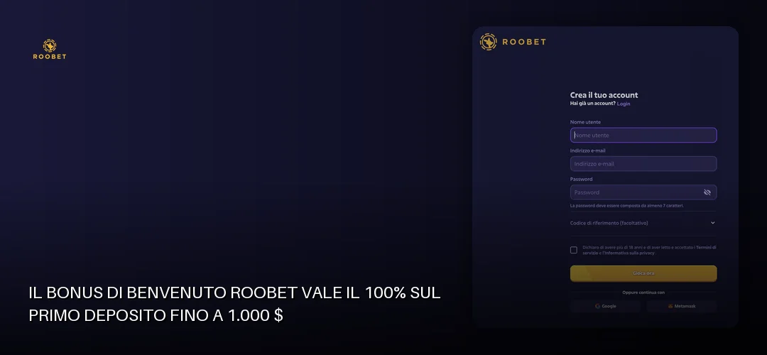 Roobet promotional banner